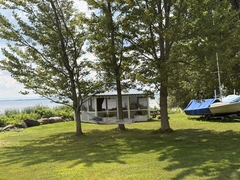Lakeside screened porch